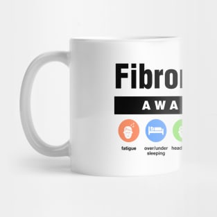 Fibromyalgia - Disability Awareness Symptoms Mug